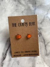 Load image into Gallery viewer, Mini Halloween Earring Studs